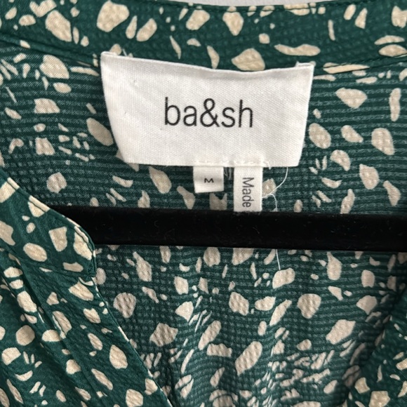 ba&sh Esmee Green Midi Dress- Size 2 or Medium - Picture 3 of 10